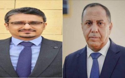 وزير الصناعة محمد الاشول يعزي مطيع دماج امين عام مجلس الوزراء بوفاة وليد دماج
