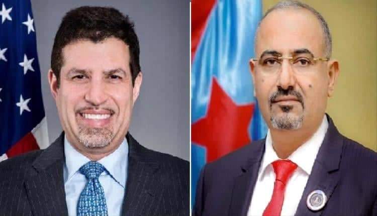 تفاصيل لقاء الرئيس الزُبيدي والسفير الأمريكي عبرالاتصال المرئي اليوم