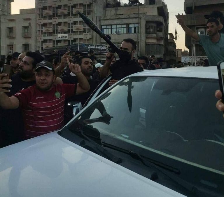 حرب شوارع في المنطقة الخضراء بين سرايا السلام والحشد الشعبي