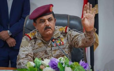 وزير الدفاع الداعري  هجوم أبين الغادر  لن يثنينا  عن محاربة التنظيمات الإرهابية وملاحقة عناصرها