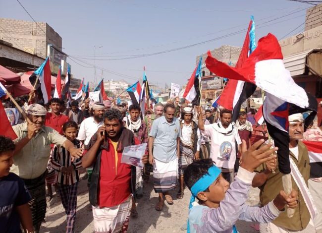 مودية تشهد مهرجانا حاشدا تأييدا لعملية سهام الشرق