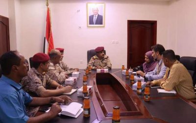 وزير الدفاع الداعري  يلتقي ممثلة اللجنة الدولية للصليب الاحمر
