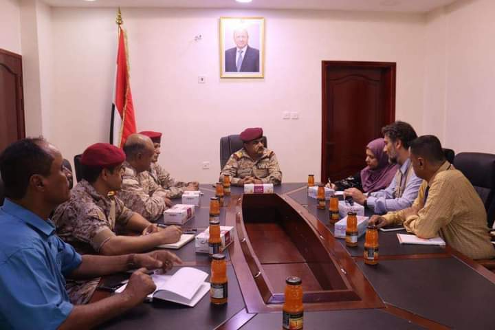 وزير الدفاع الداعري  يلتقي ممثلة اللجنة الدولية للصليب الاحمر