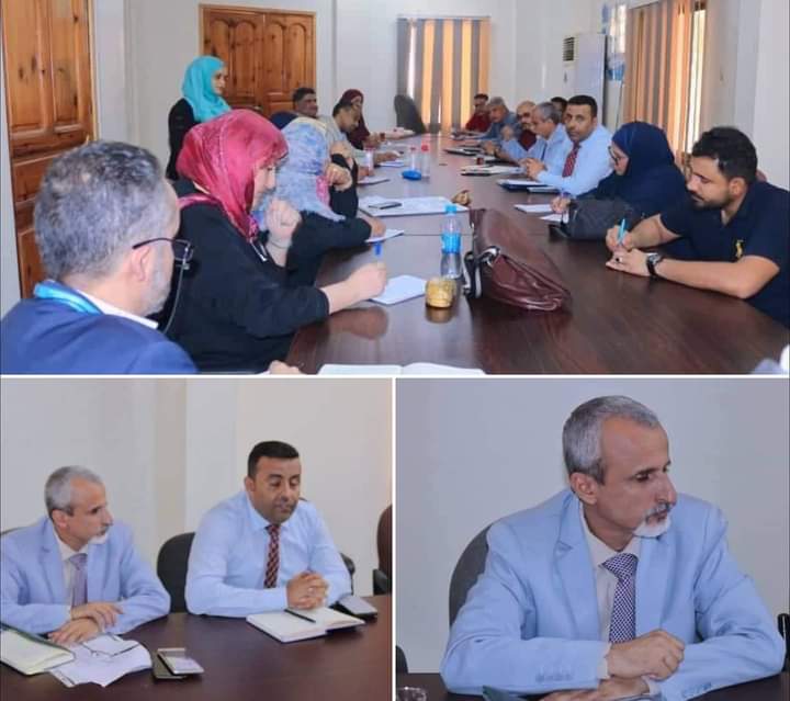 الشبحي والوليدي واجتماع في عدن بين وزارة الصحة و الفريق الاستشاري للمكتب الاقليمي لمنظمة الصحة العالمية