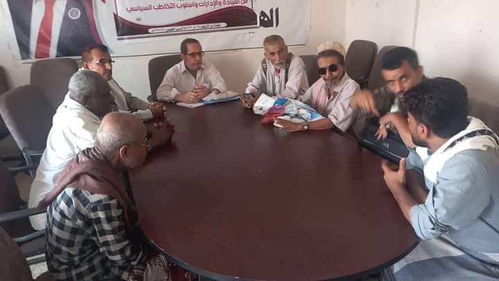 الإدارة الجماهيرية بانتقالي ابين تقف على آخر التحضيرات لإشهار اتحاد الفنانين الجنوبيين في المحافظة