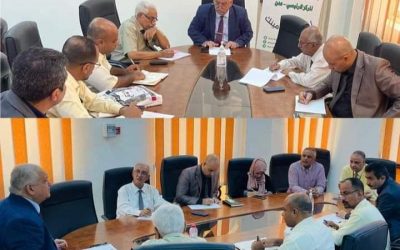وزير الخدمة المدنية والتأمينات يلتقي بقيادة المؤسسة  العامة للتأمينات الأجتماعية