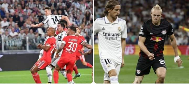 دوري الابطال: ريال مدريد يتخطى لايبزيغ وسقوط يوفنتوس وفوز نابولي وباريس سان جيرمان