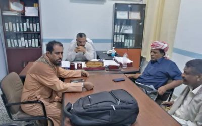 مدير عام  مديرية خنفر “اليوسفي” يزور مشفى الرازي ،ويرفض اي تجمهرات تعوق العمل