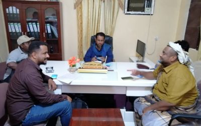 مدير عام خنفر “اليوسفي” يلتقي فريق منظمة كير العالمية