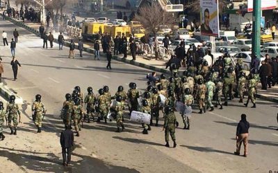 ارتفاع حصيلة قتلى مظاهرات إيران إلى 41 شخصا ورئيسي يتوعد بـ “التعامل بحزم” مع الاحتجاجات