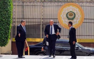 شكرى ينسحب من اجتماع وزراء الخارجية العرب بسبب الدبيبة
