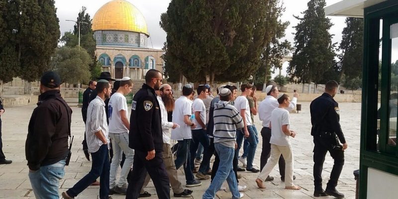 مستوطنون صهاينة يقتحمون المسجد الأقصى