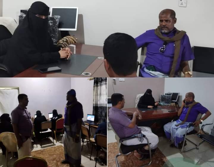 مدير قطاع تنمية المجتمع بمؤسسة صلة للتنمية يزور مؤسسة بلقيس للنماء والتطوير أبين