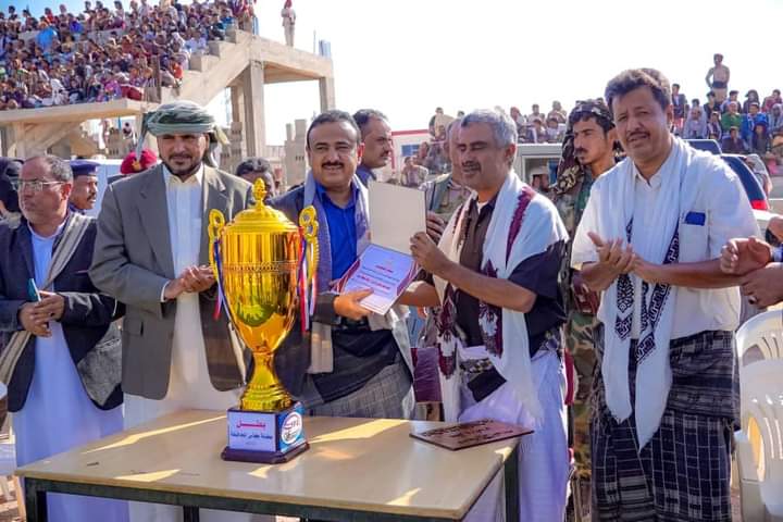 المحافظ بن الوزير يحضر نهائي كأس بطولة أندية شبوة لكرة القدم
