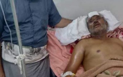 رئيس الهيئة التنفيذية لانتقالي سرار يزور الاستاذ محمد عبدالله الصامتي