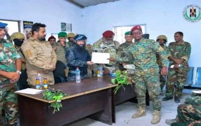 دفعة جديدة من قوات الحزام الأمني تتلقى تدريبات تخصصية نوعية