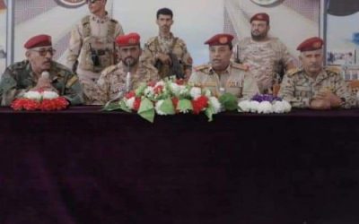 اللواء مرصع يتسلم قيادة محور الغيضة