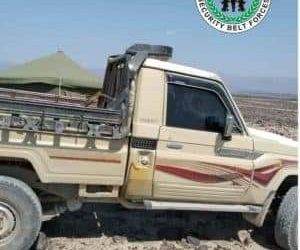 قوات حزام الساحل بأبين تستعيد سيارة بعد ساعات من بلاغ سرقتها