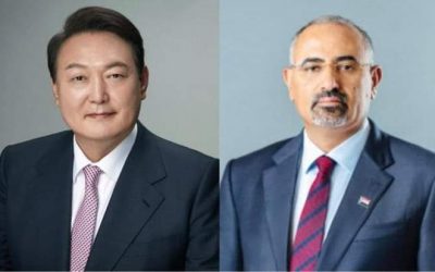 برقية من الزُبيدي إلى الرئيس الكوري الجنوبي
