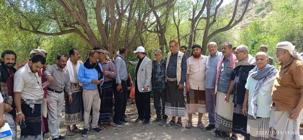 مسؤولون ومسنثمرون وشخصيات اجتماعية يتفقدون العمل في “مقطع حطاط/ امسدارة” طريق باتيس رصد لبعوس*