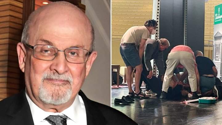 سلمان رشدي صاحب “آيات شيطانية” فقد النظر بعينه وشلت يده بعد الهجوم عليه