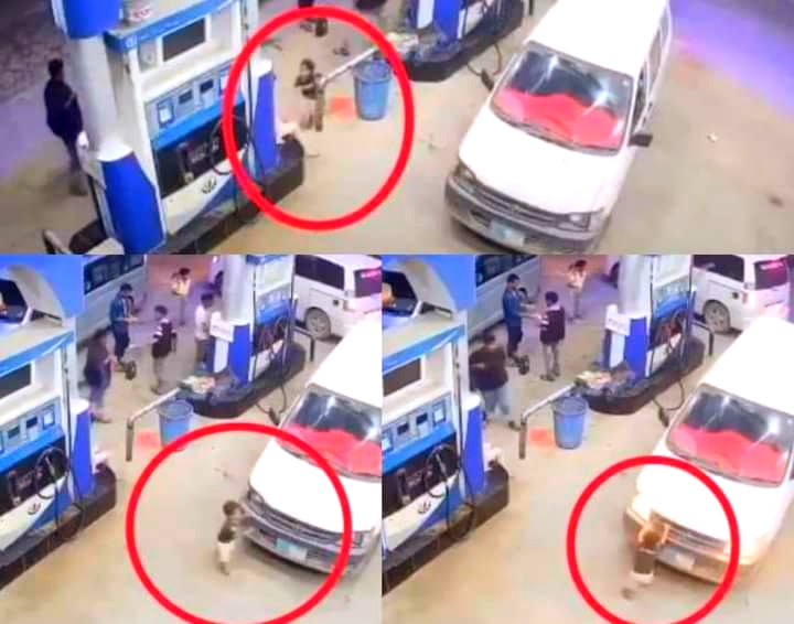 طفل يمني ينجو من الدهس بأعجوبة