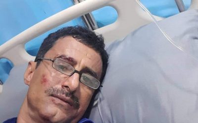 تعرض رئيس إدارة حقوق الإنسان لانتقالي أبين لحادث مروري