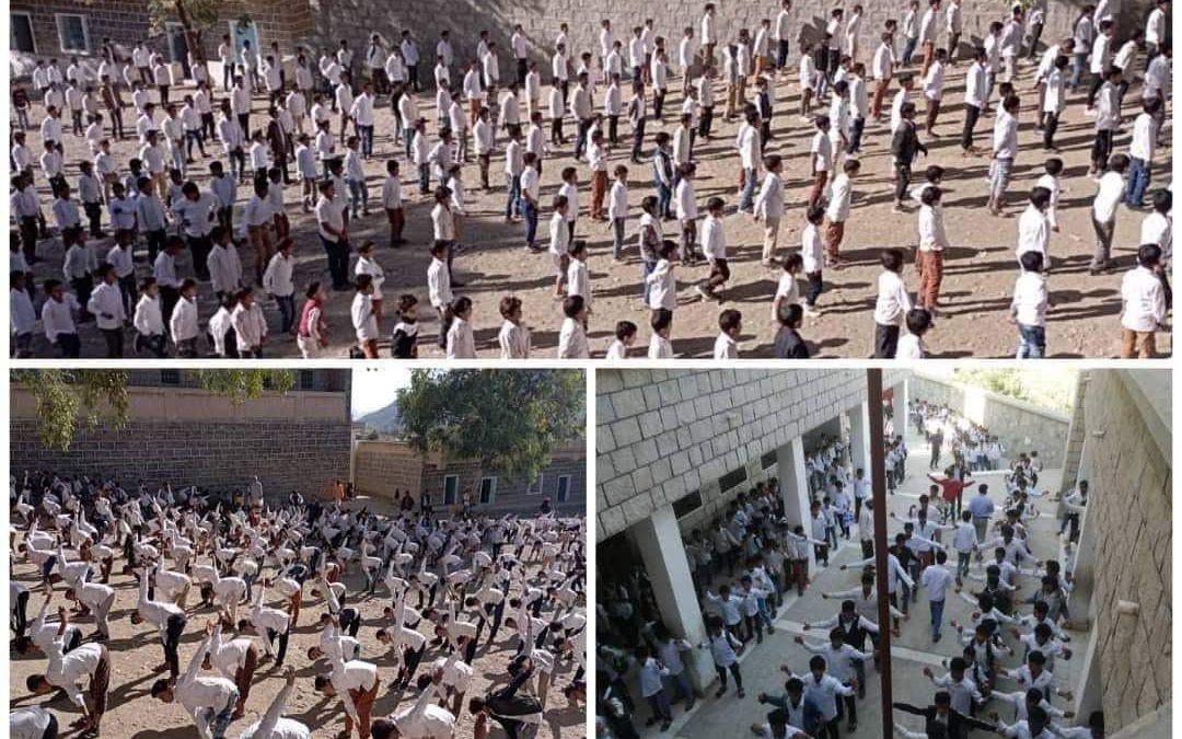 فريق التوجيه التربوي بيافع رصد يزور عدداً من مدارس المنطقة التعليمية رخمة الصفأة
