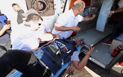 إصابة 5 صحفيين من تلفزيون فلسطين في اعتداء لقوات الاحتلال