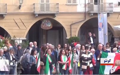 تضامنًا مع انتفاضة الشعب الإيراني.. مظاهرة في مدينة كونيو بإيطاليا
