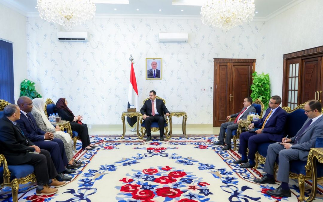رئيس الوزراء يستقبل الممثل المقيم الجديد لبرنامج الأمم المتحدة الإنمائي لدى اليمن