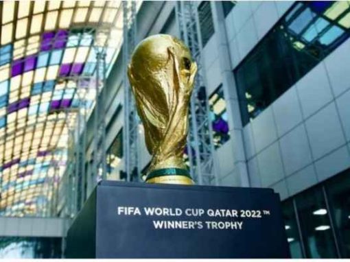 مجسم كأس العالم الاصلي يصل قطر بعد نهاية جولته العالمية