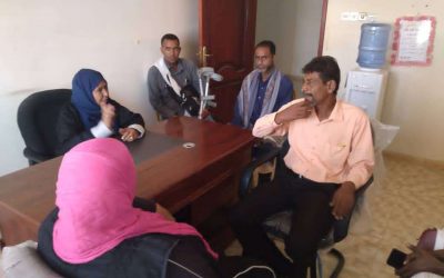 رئيس انتقالي زنجبار يزور مقر المجلس التنسيقي الأعلى لمنظمات المجتمع المدني في أبين