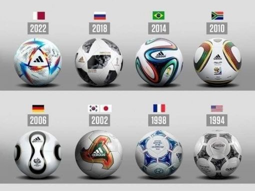 كرات كأس العالم كل كرة لها اسم وكل اسم له حكاية