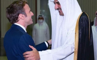 مباحثات بين زعيمي قطر وفرنسا تناولت خلاف إيرباص والخطوط الجوية القطرية