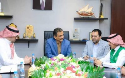 لملس يناقش مع ممثلين عن البرنامج السعودي وشركة السعد جهود تحسين الجوانب الخدمية وتشغيل مستشفى عدن العام