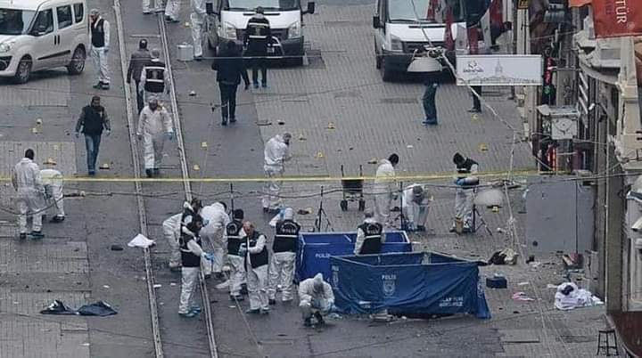 مقتل ستة أشخاص جراء انفجار بمنطقة تقسيم وسط إسطنبول وأردوغان يصف الهجوم بـ ّ”الدنيء”