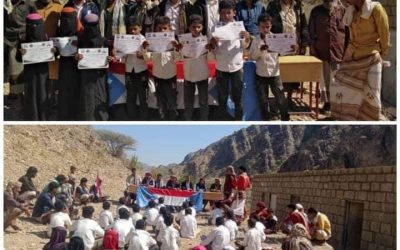 رئيس الهيئة التنفيذية لانتقالي سرار يزور منطقة حريض ويكرم أوائل الطلاب بمدرسة حريض