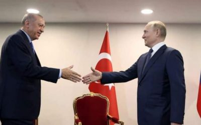 تصدير الحبوب وتطورات الحرب في أوكرانيا يهيمنان علي مباحثات هاتفية بين أردوغان وبوتين