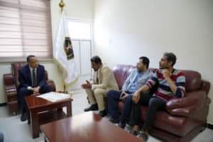 الخُبجي والكاف يلتقيان رئيس النقابة العامة للمصارف والبنوك والتأمينات والأعمال المالية