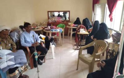 أبو الشباب رئيس انتقالي زنجبار يزور الجمعية النسوية الانتاجية وتنمية المجتمع بالمديرية