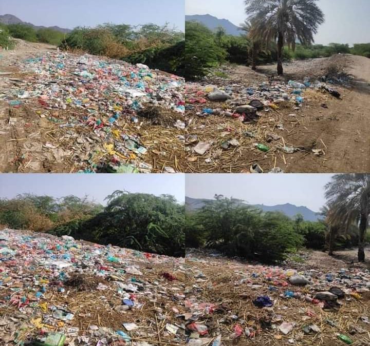 أهالي منطقة الدرجاج يناشدون  الجهات المختصة رفع مخلفات القمامة