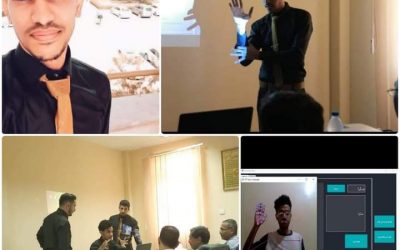 المهندس صلاح الرامي وفريقه قاموا باعداد مشروع تخرج يعد لأول من نوعه لترجمة لغة الإشارة للصم والبكم بشكل متكامل