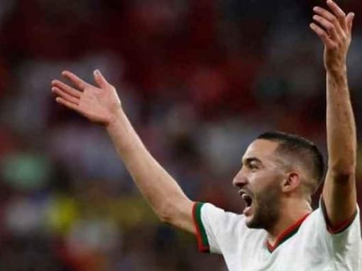 زياش يحصد جائزة الافضل خلال مباراة المغرب وبلجيكا