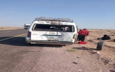 وفاة مواطن وإصابة آخرين بحادث مروري في لحج