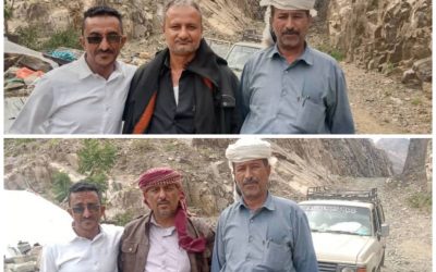 وفد من أبناء سرار يزور مشروع طريق رهوة الفلاح حُمه سرار