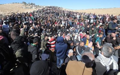 الفلسطينيون يشيعون جثامين 21 شخصا لقوا حتفهم في حريق بغـزة