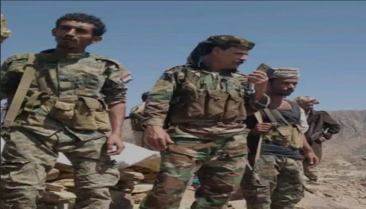 العميد المعكر يتفقد مواقع القوات الجنوبية في وادي عومران بمحافظة أبين