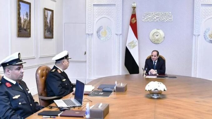 السيسي يصدر توجيهاته للجيش المصري بشأن تعزيز وتطوير التصنيع العسكري