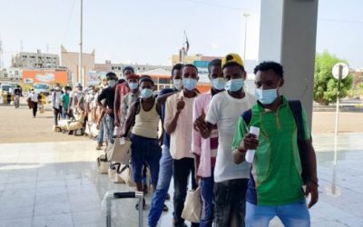 إعادة 3700 مهاجراً اثيوبيا من اليمن إلى بلادهم